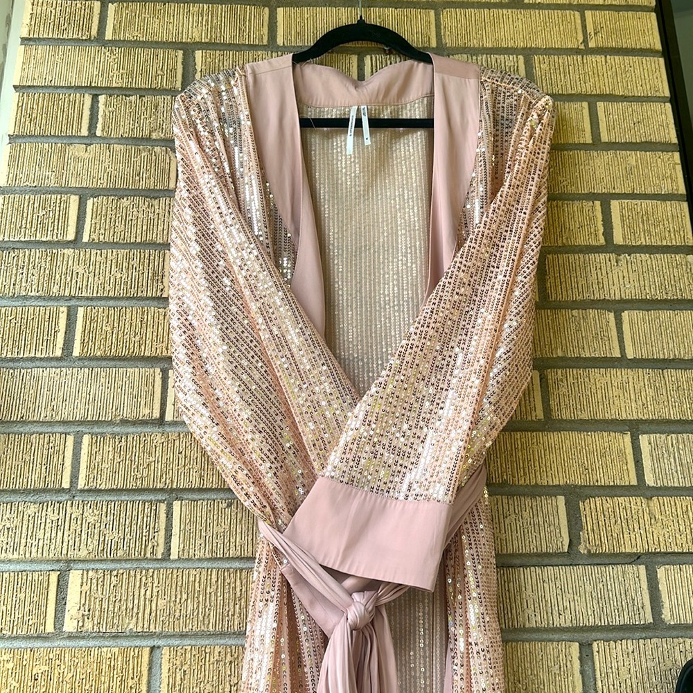 Anthropologie Sequin Robe, Size M/L (never worn) - Picture 3 of 6